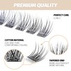 DIY Eyelash Extension Lash Clusters 120 Clusters False Eyelash 3D