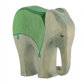 Ostheimer 41912 Elephant (Saddle) Height 14 cm Wooden