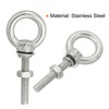 sourcing map M4 3/16"x0.98" Stainless Steel Eye Bolts Threaded Screw