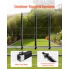 VEVOR Chain Link Fence Extensions, 9 Packs 27.4" Extension Height,