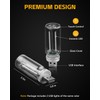 GSOWO 2PCS USB Lights for Car, Touch Adjustment Lights, Plug