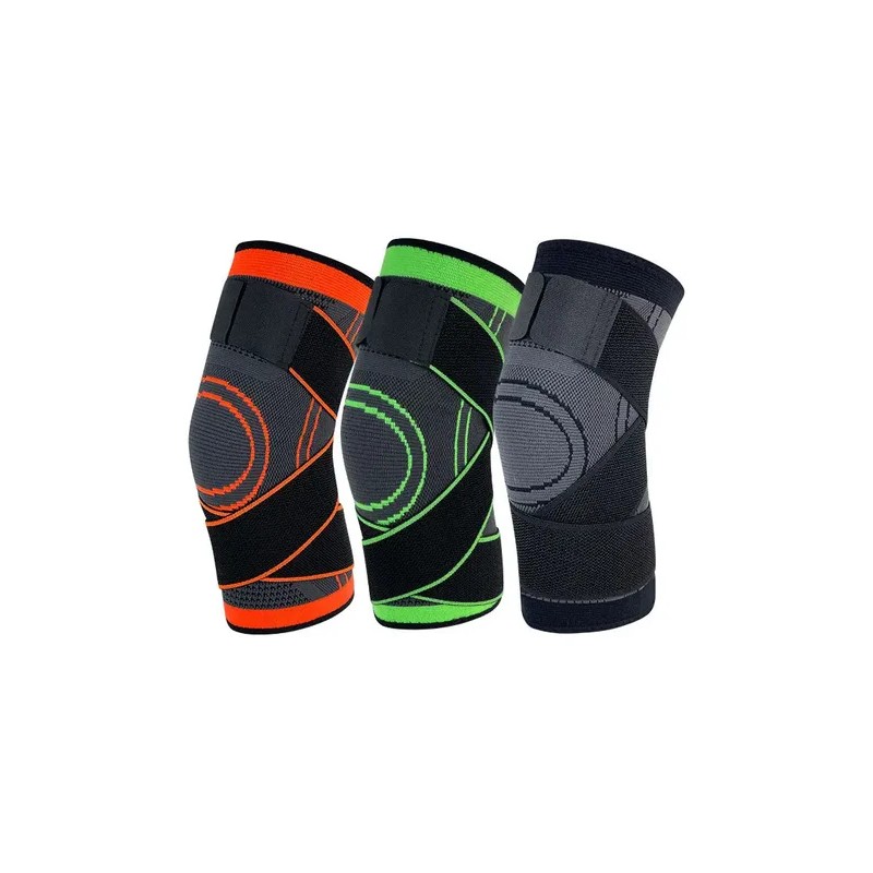 1 Par Rodilleras Elásticas Deportivas Compresion Para Gym