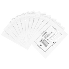 12PCS Paper Shredder Lubricant Sheets Shredder Lubricating Oil Portable Paper Type Lubricating Oil for