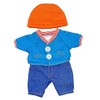 Miniland Dolls Autumn Denim Set, 21 cm Size