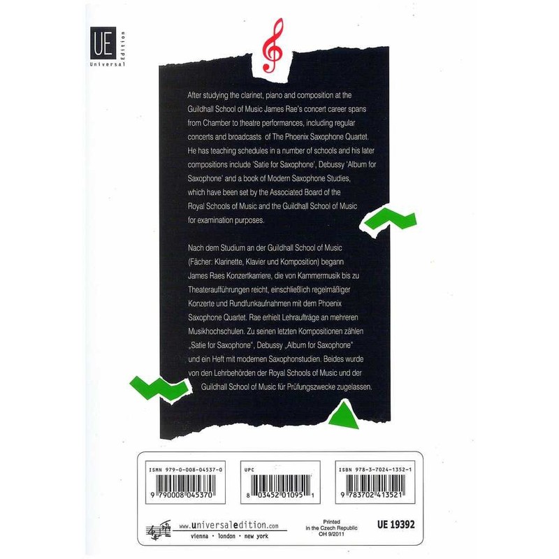 Easy Studies In Jazz and Rock for Sax - Rae