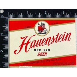 Hauenstein New Ulm Beer Label