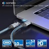 Sonero® USB-C auf USB-C Kabel, 4K 60Hz Bildübertragung, USB 3.2