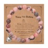 Happy 70th Birthday Gifts for Women Adjustable Beaded Bracelets for
