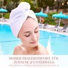 Carenesse Hair Turban Cotton White I Turban Towel with Button