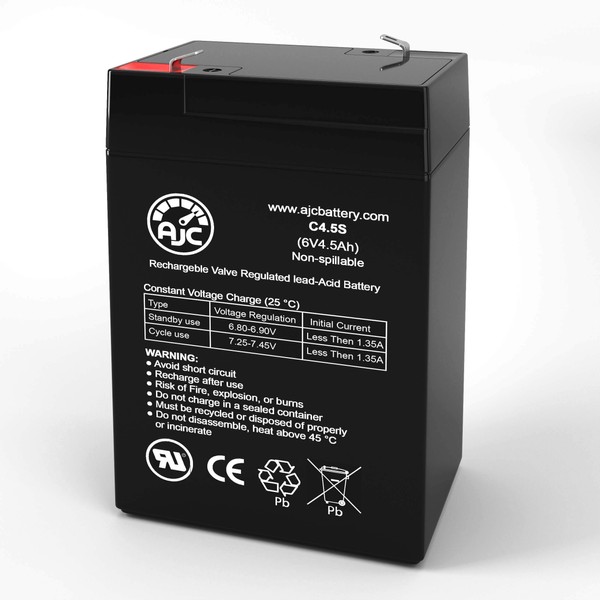 CSB GP640 6V 4.5Ah UPS Battery - This is an