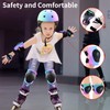 JeeFree Skateboard Pads Kids/Youth/Adult Shield Elbow Pads and Wrist Guards