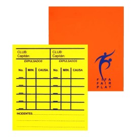 Tarjetas De Arbitro Para Futbol Rápido (3 Piezas)                                                                                                     