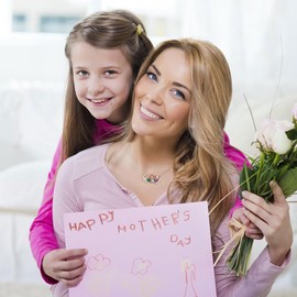 Iefil Jewelry for Women - White Topaz Jewelry, April Birthstone Necklace, Anniversary Birthday Gifts for Women Wife Girlfriend Mom