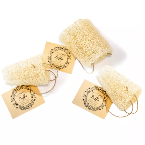 Lathered Artisan Luffa | Lightly Exfoliating | Body Sponge