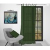 Soleil d'ocre Net Curtains, Cotton, Green, 140 x 240 cm