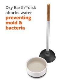 Full Circle Refill Component - Dry Earth Disk for Royal Plunge Toilet Plunger, Diatomaceous Earth for Mold & Mildew Prevention