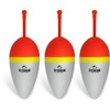 Set of 3 Hard Foam Predator Floats, Oval Shape, for