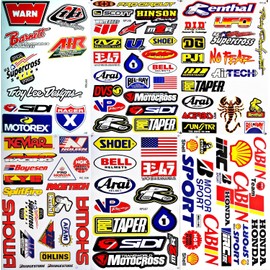 Dirt Bike Motorcycles Supercross Motocross ATV Lot 6 vinyl decals stickers D6015