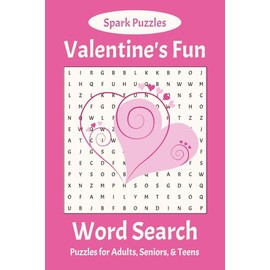 Valentine's Fun Word Search Puzzle Book: Word Searches with Easy to Read Print featuring Valentine's themes, 6x9 inches, 110 Pages, 50+ Puzzles with ... Great Gift Idea, Convenient Size for Travel