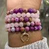 Unbranded 108 Mala Beads Prayer Rose Quartz Healing Meditation Yoga