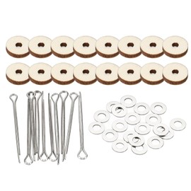 PATIKIL 10mm Doll Joints, 8 Set Removable Cotter Pin Joints Connector and Fiberboard Tray for Bear Limbs Making Head DIY Crafts Accessories