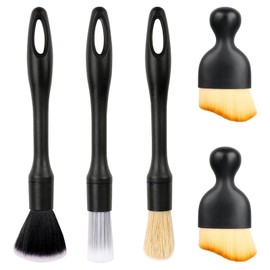 Lnjya Car Cleaning Brush, Pack of 5, Detailing Brush Car with Soft Bristles, Car Brush, Cleaning Brush, Car Brush, Interior Car Cleaning Brush for Dashboard, Air Outlet Gap
