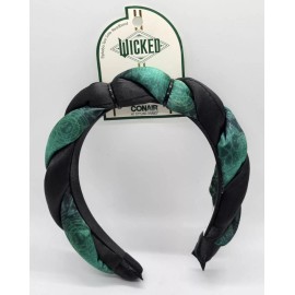 Conair Brand New Wicked The Movie Conair Elphaba Spa Satin Headband Black & Green