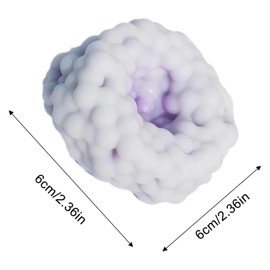 Taba Squishy, Fufu Squishy, Anti-Stress Ball Children, Stress Ball Children, Anti-Stress Balls, 6 cm Handmade Sensory Toy, Sensory Toy for Children and Adults, Pack of 4