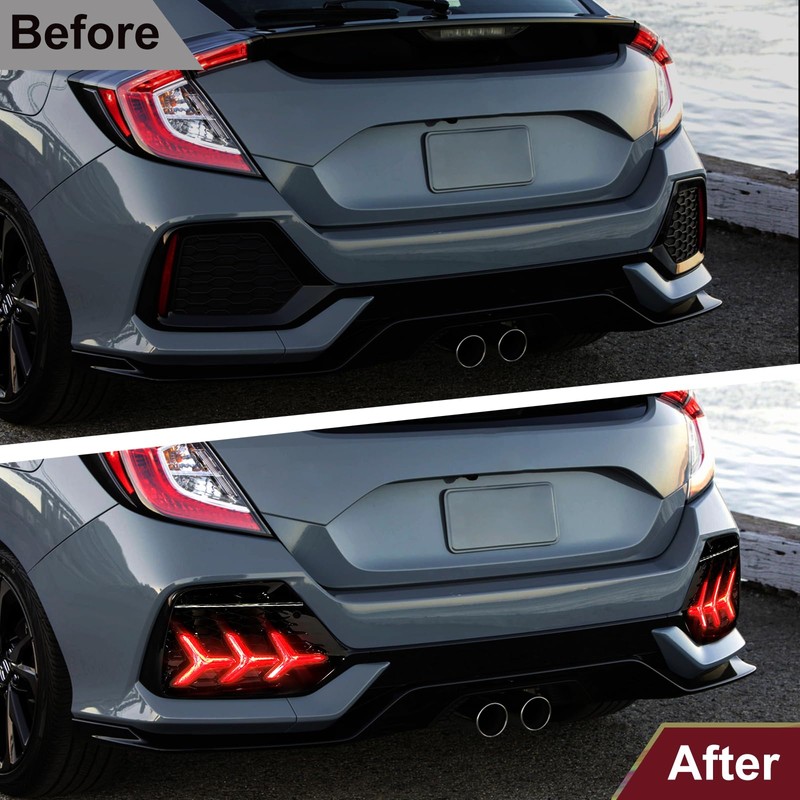 SDTSSYVE Led Fog Lights Lamp Fit for 2017-2021 Honda Civic
