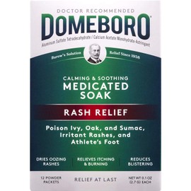 Domeboro Soothing Soak Rash Relief Powder Packets, 12 each, Pack of 11