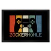Zockhöhle Door Mat XL in 40 x 60 cm in