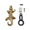 Alligator Doorbell Ringer - Brass,