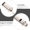 POPETPOP Metal Bird Training Whistle: Pigeon Whistle with Lanyard -