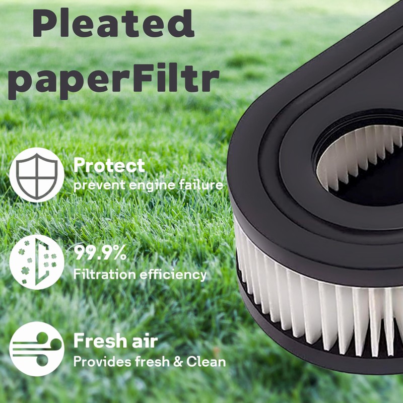 593260 Air Filter Set Spark Plug Compatiable with Troy-Bilt TB110