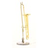 Sunrise Sound House Miniature Musical Instrument Trombone 1/12 Gold