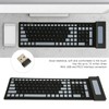 Serounder Silicone Keyboard, Foldable Silicone Keyboard Soft Rollup Keyboard for