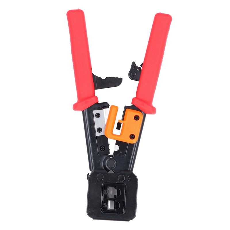 RJ45 Crimping Tool Pass Through CAT6 CAT5E Ethernet Wire Crimper