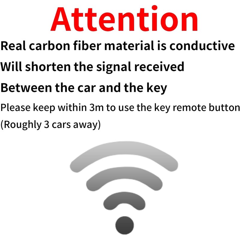 T-carbon Key Fob Cover Compatible with Mazda with Keychain,Carbon Fiber