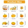 70pcs Fall Window Clings 9 Sheets Thanksgiving Window Decorations Reusable