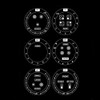 6 Stove dials Sticker for Burner cooktop hob Cooker top