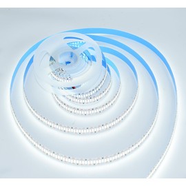 HAASHADA LED Strip Lights，AC110-130V 16.4ft/5m Dimmable SMD 2835 30000LM 1200 LEDs Non-Waterproof LED Lights Strip Tape Ribbon, 2 Times Brightness Than 12V/24V (Daylight White 6000K)