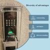 Clear Gate Outdoor Keypad Cover,Flip Access Control Rain Cover，Doorbell rain