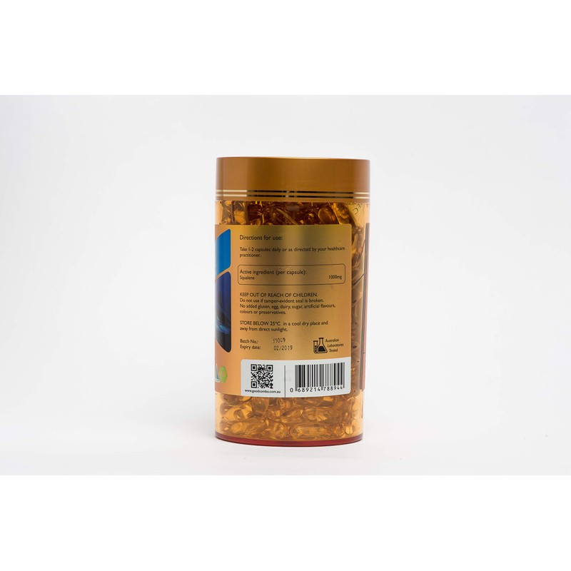 Goodcombo Squalene 1000mg 365s, 720 grams