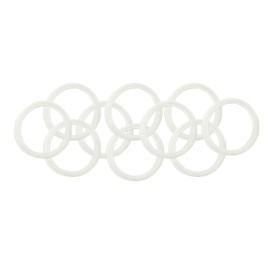 10 Pcs QiiMii White Silicon Tri clamp Gasket for Tri Clover Fittings 4"（4 INCH)