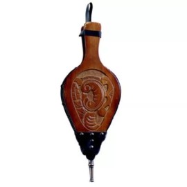 Uniflame C-6717 HAND CARVED BELLOW DARK STAINED 17 1/2 INCH Length NEW