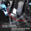 SAUTVS Door Latches for RZR, Rust-proof 3.5" Easy Latches Vent