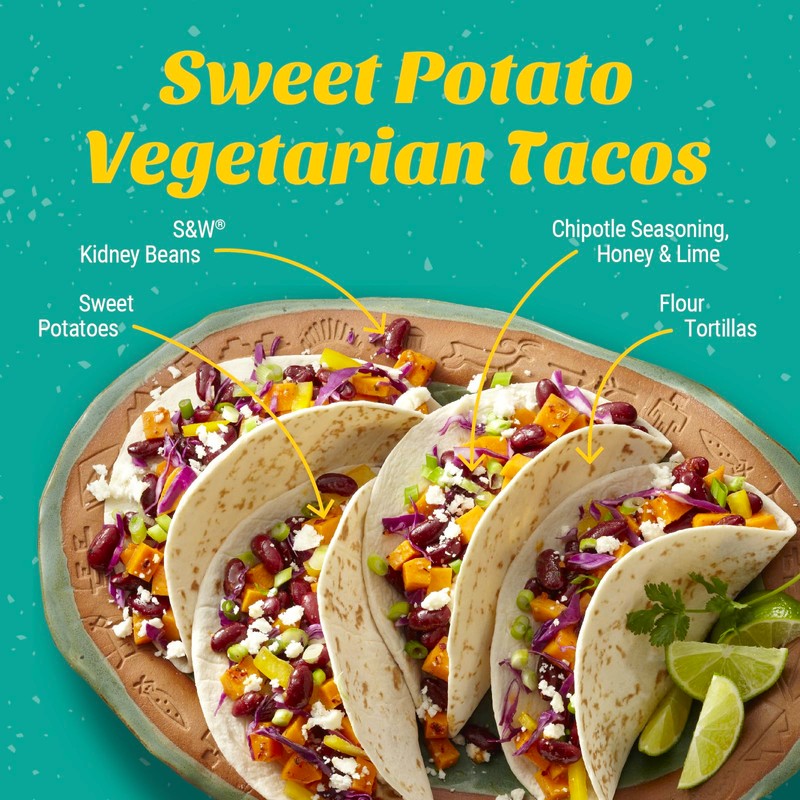 S&W - Dark Red Kidney Beans - 15.5 Oz. Can