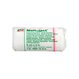 Bandaże Mollelast, białe, 8 cm x 4 m, 120 g, 20szt