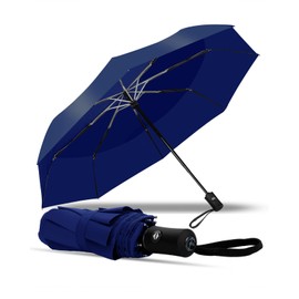 UVANTI Compact Travel Umbrella, Folding Small Mini Windproof Umbrella, Lightweight Portable Parasol for Backpack Purse, Car Backpack Purse Automatic Umbrellas for Rain