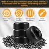 BBTO 12 Packs 2.5 Trailer Ramp Door Bumper Including Screw